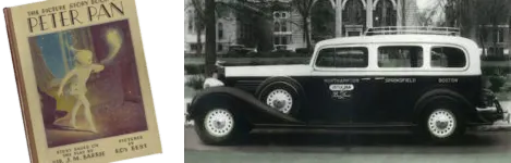 Peter Pan and a 1933 Buick Jitney