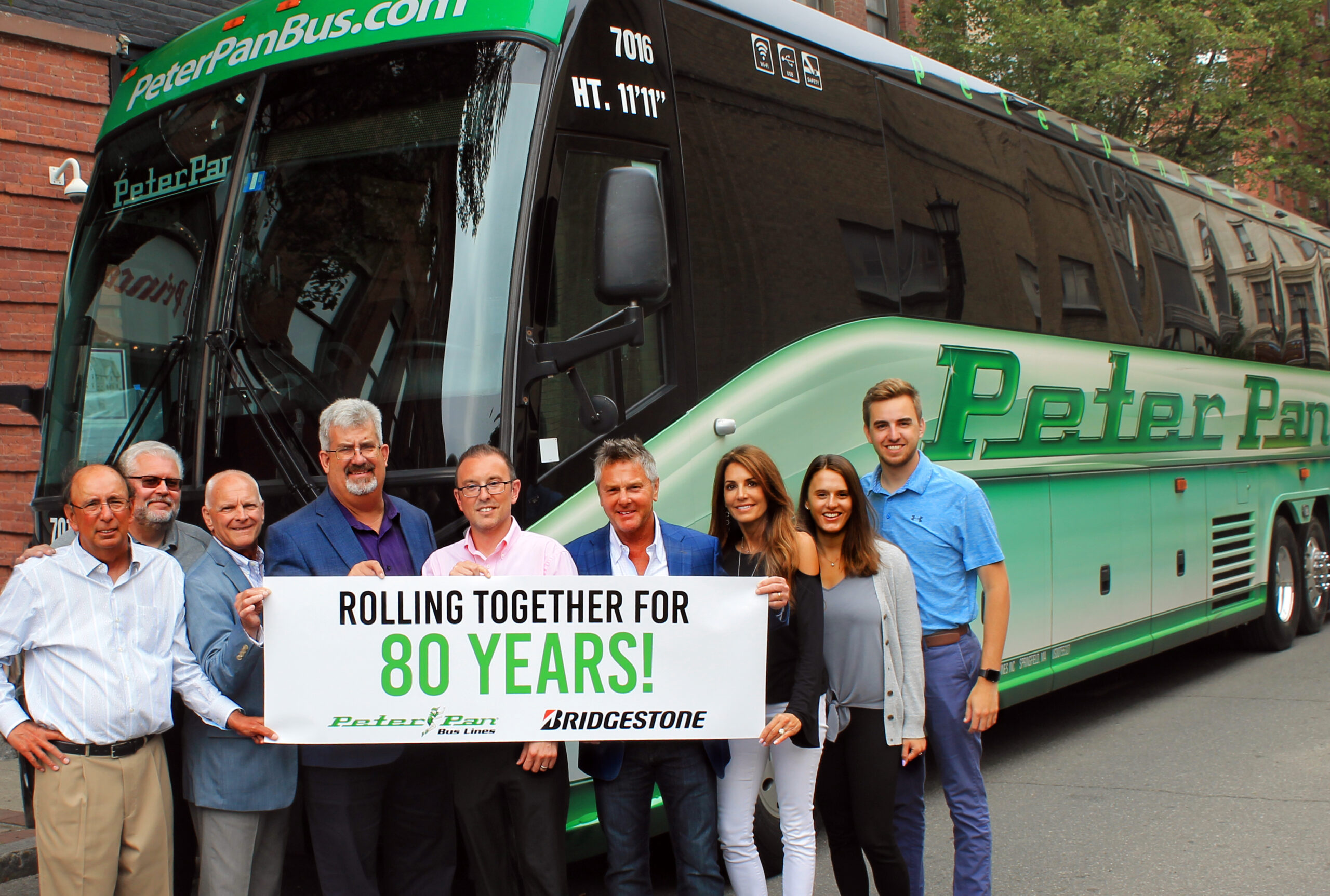 Peter Pan Bus Celebrates 80 Years with Firestone