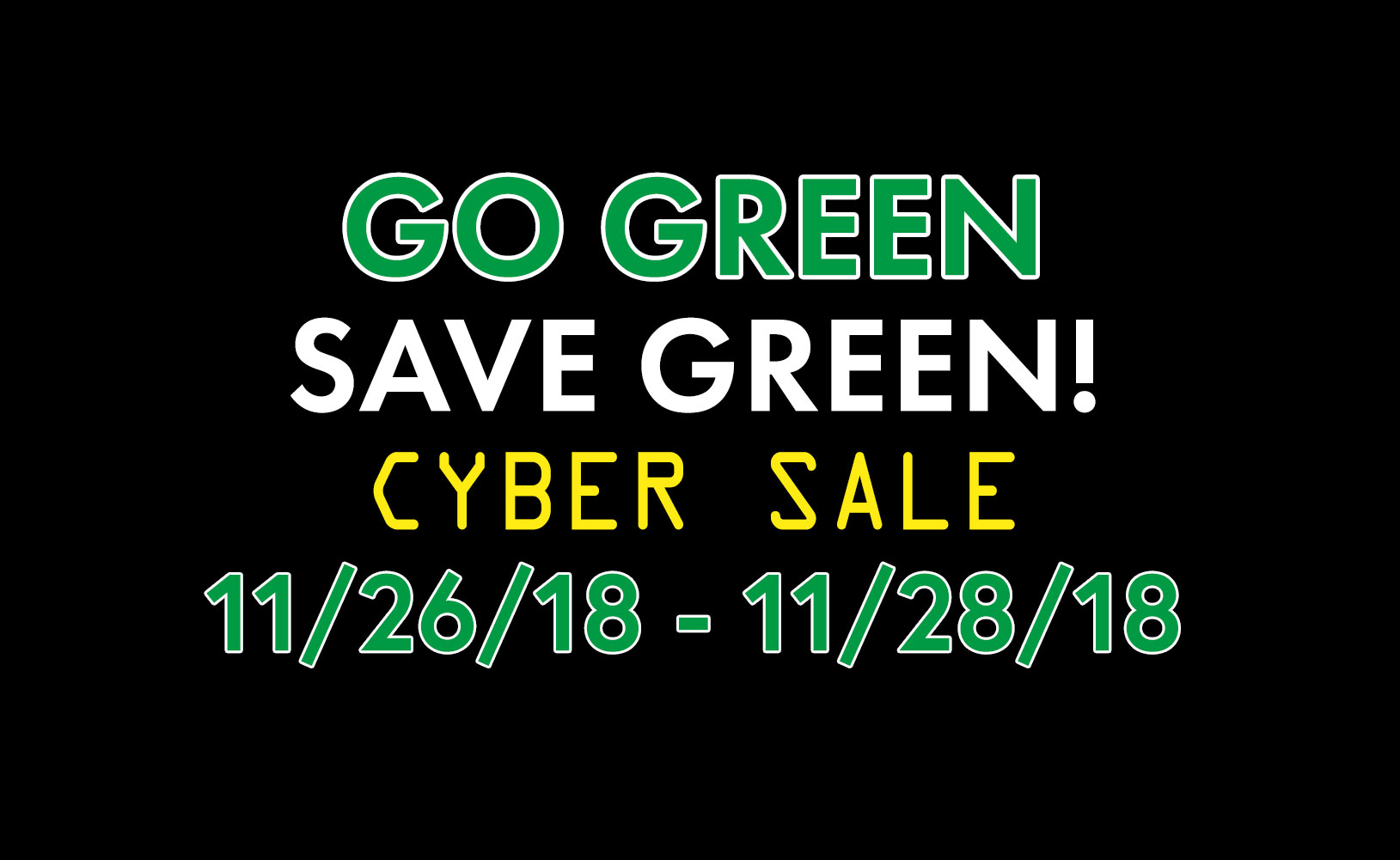CYBER SALE SAVINGS! 25% Off Today!