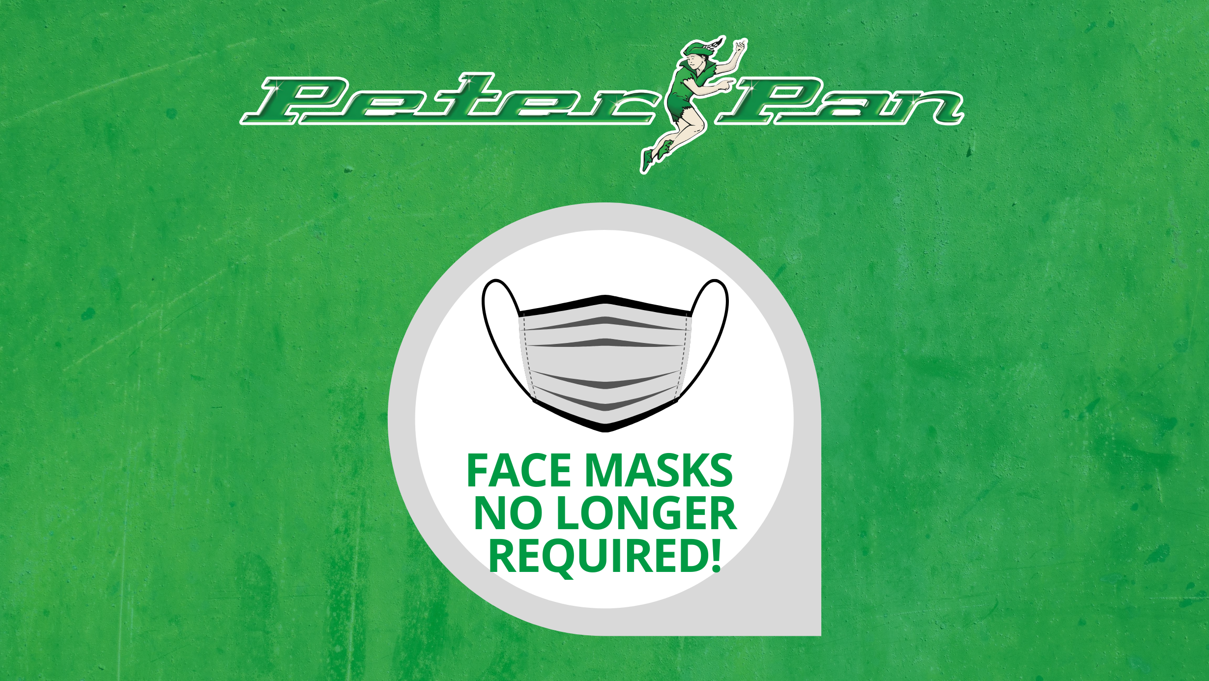 Masks No Longer Required