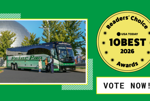 Peter Pan Bus Lines nominated for USA Today 10Best Best Bus Service in the United States 2026