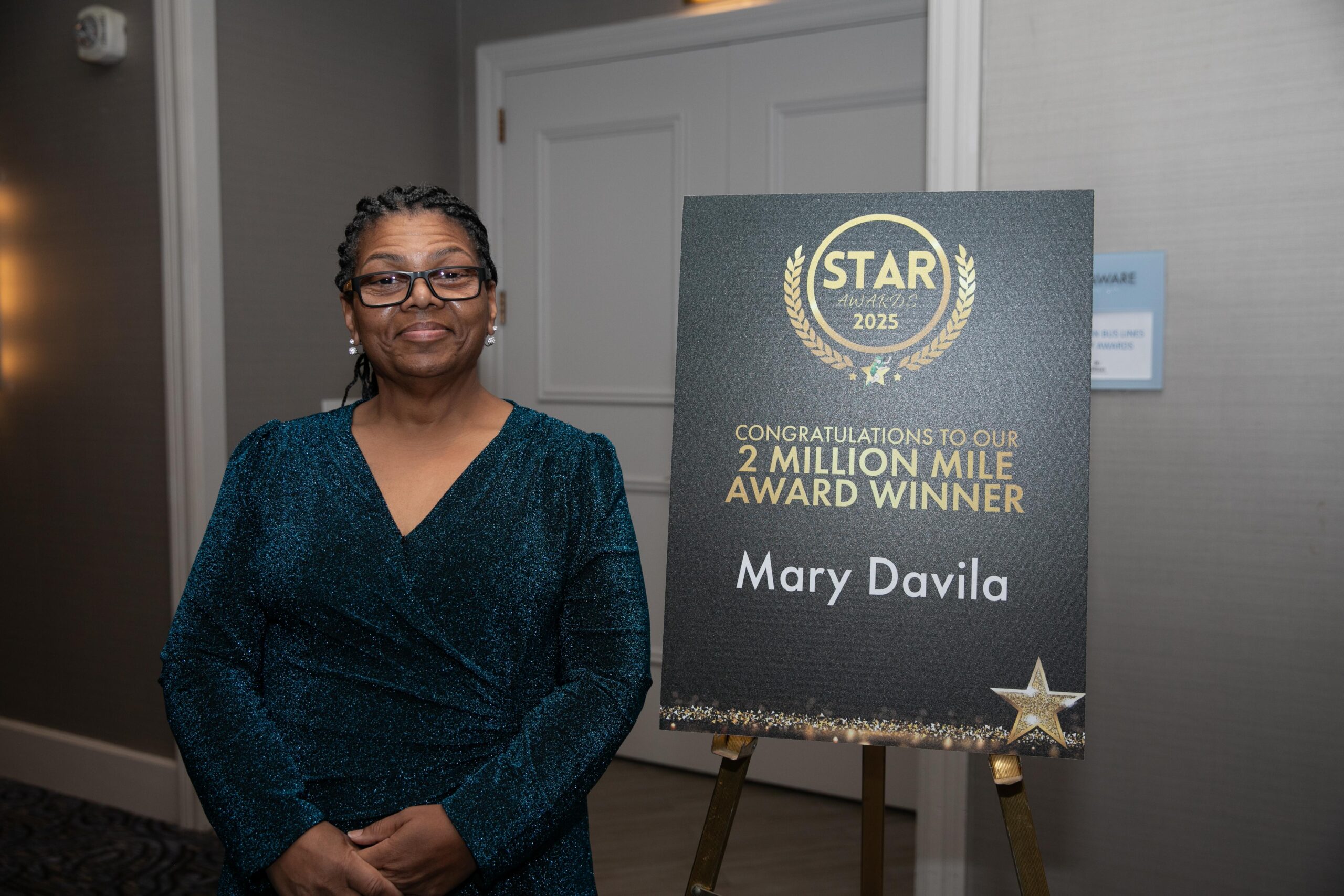 Mary Davila Becomes First Female 2 Million Mile Safe Driver